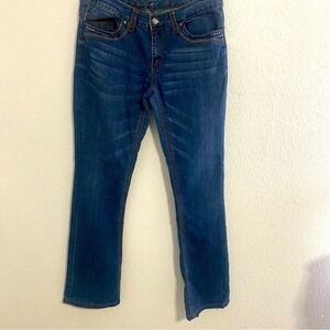Seven7 Slim Boot Cut Sz 10 Women’s Jeans Rhinestones on Back Pockets